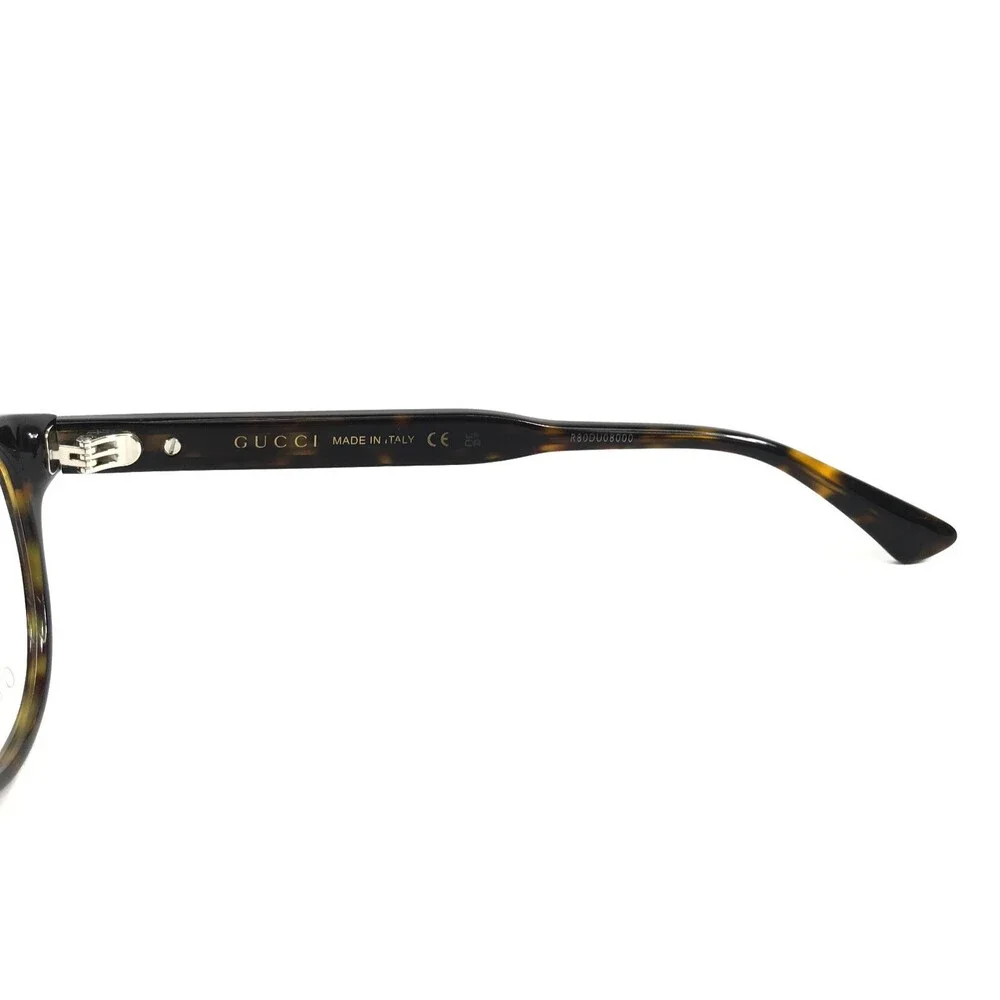 Gucci Eyeglasses Frames GG0827O 002 Dark Tortoise Round 48-20-145